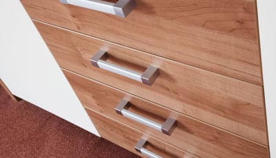 Modern cupboard with drawers