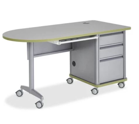 Accelerator Single Pedestal Teacher Desk