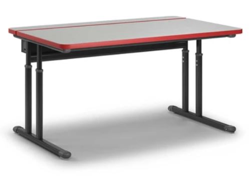 Integrity Double Leg Flip Computer Table