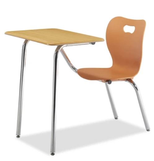 Alumni Educational Resources: Smooth 4-Leg Combo Desk