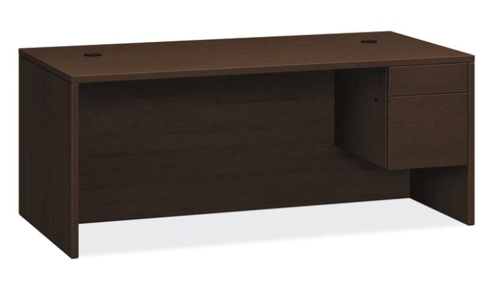 HON 10500 Series Right Pedestal Desk