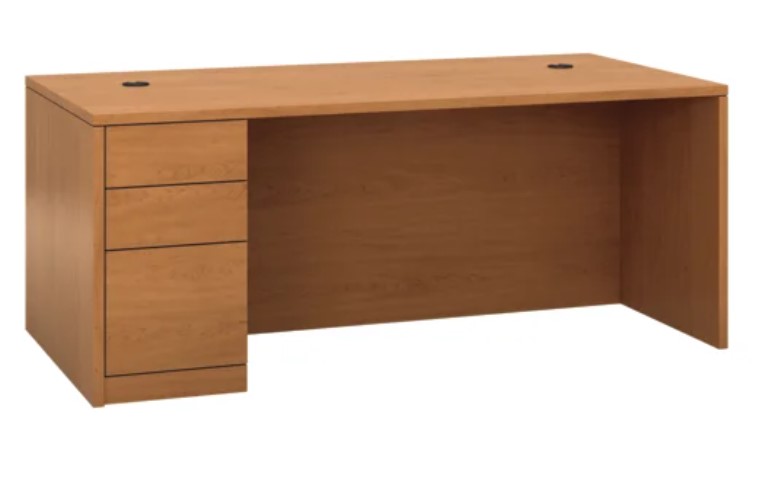 HON 10500 Series Left Pedestal Desk