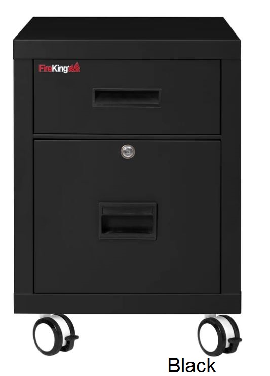 FireKing Mobile Pedestal Legal/Letter File Cabinet