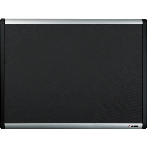 Lorell Black Mesh Fabric Covered Bulletin Boards