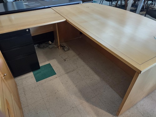 Used L Shape Desk Set