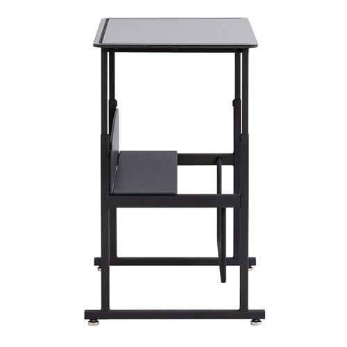 AlphaBetter® Adjustable-Height Stand-Up Desk, 28 x 20" Premium or Dry Erase Top and Swinging Footrest Bar