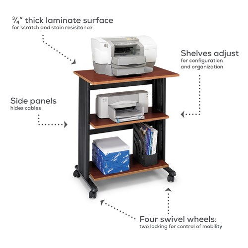 Muv™ Three Level Adjustable Printer Stand