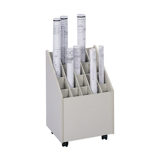 Mobile Roll File, 20 Compartment