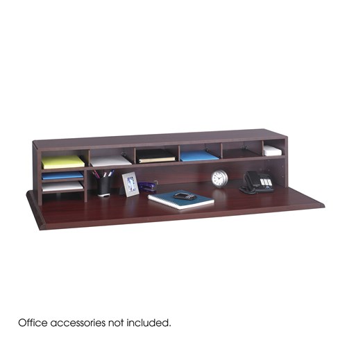 58"W Low Profile Desk Top Organizer