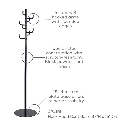 Hook Head Coat Rack