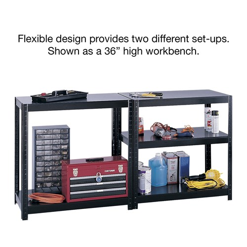 36" Wide 18" Deep Boltless Shelving