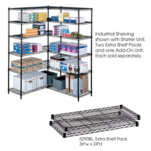 Industrial Extra Shelf Pack, 24 x 36"