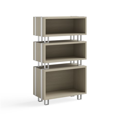 Safco Ready™ Home Office Stackable Storage, 17.25”H