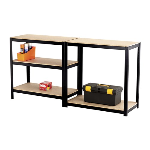 Boltless Steel and Particleboard Shelving 36x24