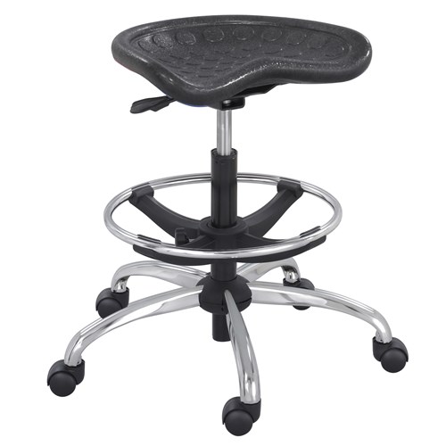 SitStar™ Stool with Chrome Base