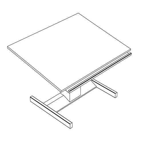 Futur-Matic™ Drawing Table W/ Pencil Trough, 42" W