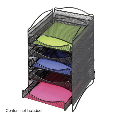 Onyx™ 5 Drawer Mesh Literature Organizer