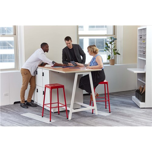 Resi® Storage Bistro-Height Compact Collaborative Workstation