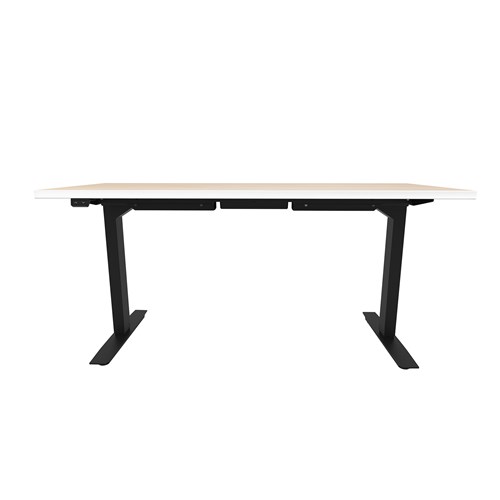 ML-Series Height-Adjustable Table, 24x60 Laminate Top, 2-Stage/2-Leg Base