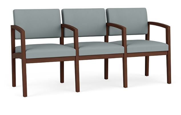 Lenox Wood 3 Seats with Center Arms