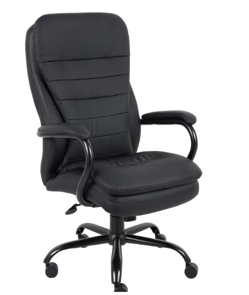 Lorell Big & Tall Executive Leather High-Back Chair