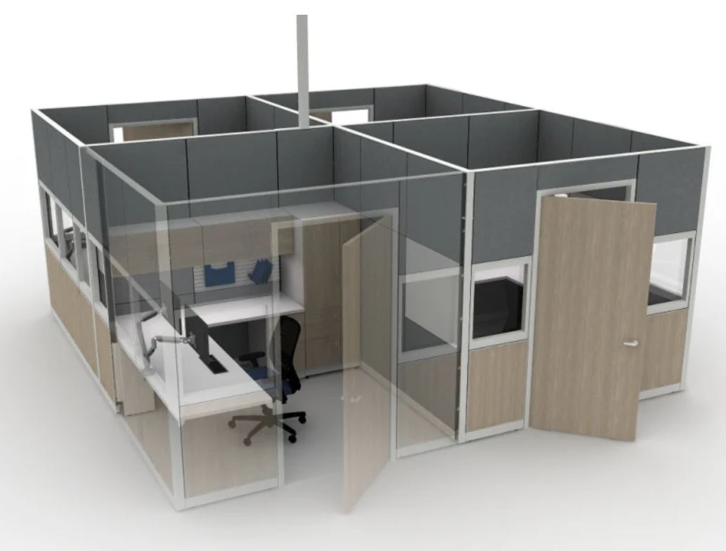 Abound - Private Office with Hinged Door