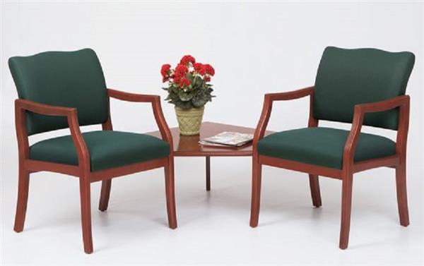 Franklin 2 Chairs with Connecting Corner Table