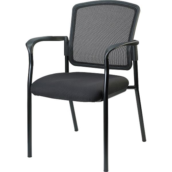 Lorell: Mesh Back Stackable Guest Chair