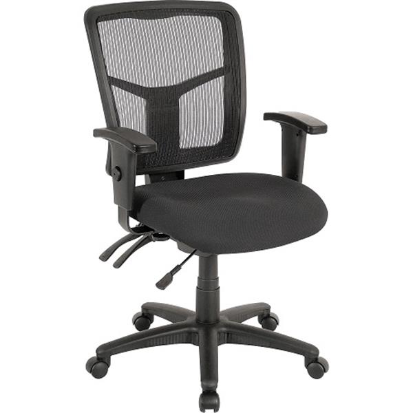 Lorell: ErgoMesh Series Managerial Mesh Mid-Back Chair