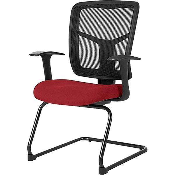 Lorell: ErgoMesh Series Mesh Side Arm Guest Chair