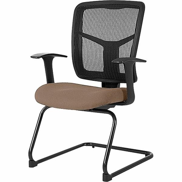 Lorell: ErgoMesh Series Mesh Side Arm Guest Chair