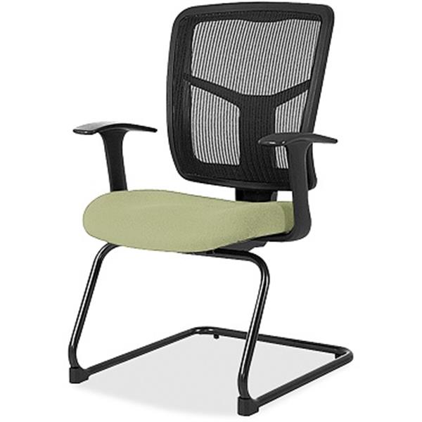 Lorell: ErgoMesh Series Mesh Back Guest Chair with Arms