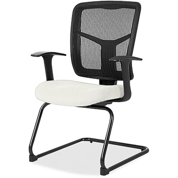 Lorell: ErgoMesh Series Mesh Back Guest Chair with Arms