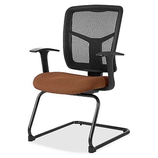 Lorell: ErgoMesh Series Mesh Back Guest Chair with Arms