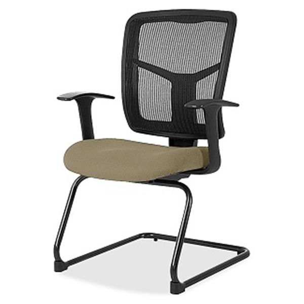 Lorell: ErgoMesh Series Mesh Back Guest Chair with Arms