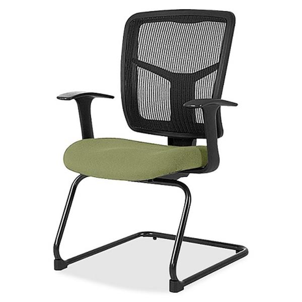 Lorell: ErgoMesh Series Mesh Back Guest Chair with Arms