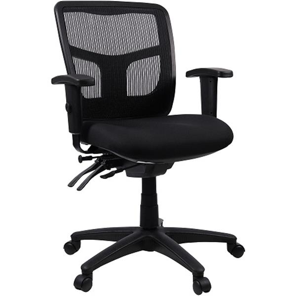 Lorell: Ergomesh Swivel Mesh Mid-back Office Chair