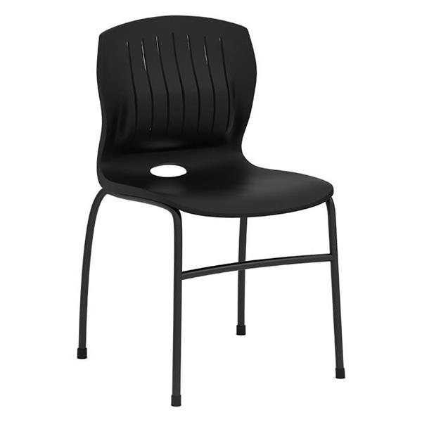 Performance 3044 Tec Stacking Guest Chair - Black