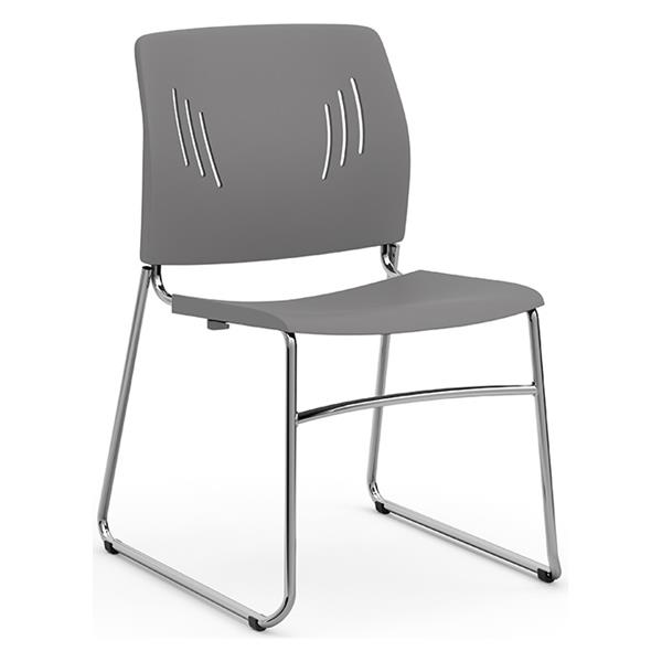 Performance 3080 STACKING CHAIR-GRAY/CHROME