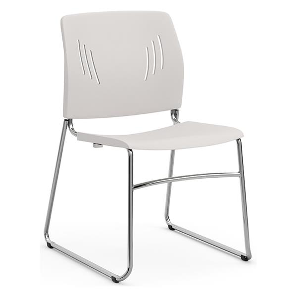 Performance 3080 STACKING CHAIR-WHITE/CHROME