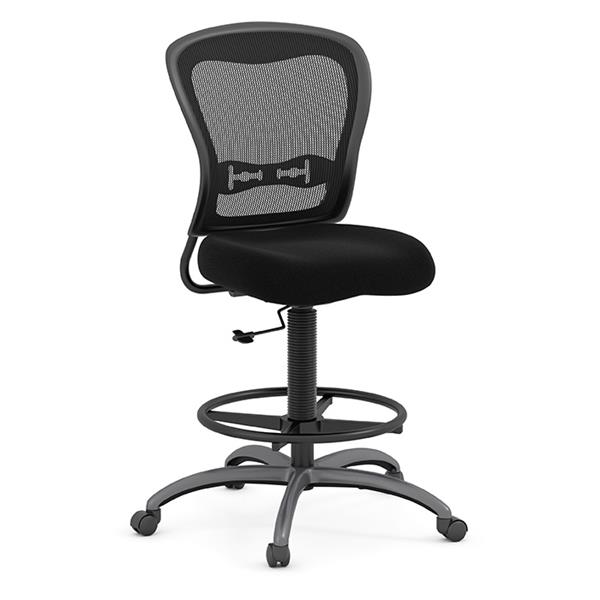 Performance 7851 DRAFTING CHAIR-MESH-BLK 9106