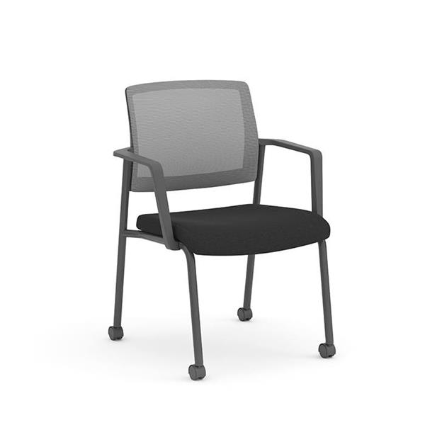 Performance 88714 - DAISY GUEST CHAIR- GRAY AND CHARCOAL