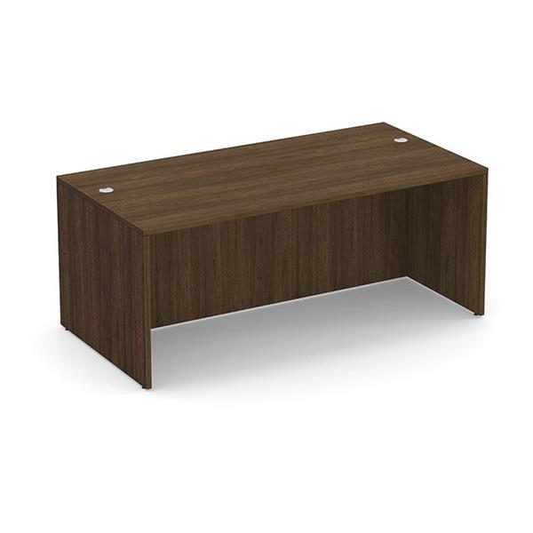 Performance Classic PL101 35X71 DESK SHELL- MODERN WALNUT