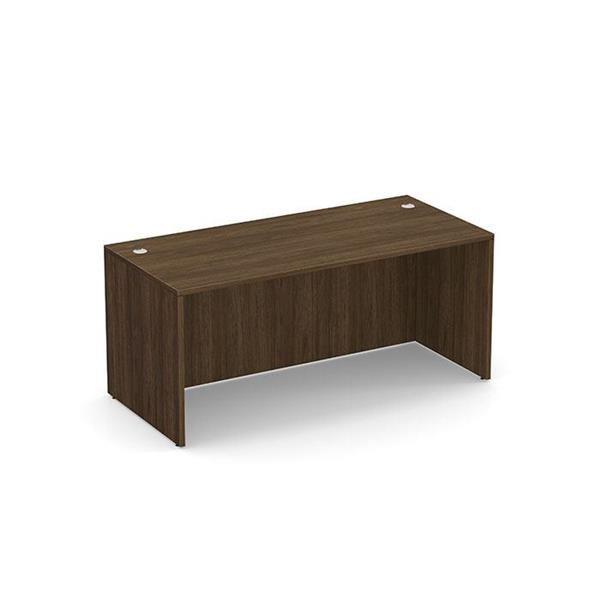 Performance Classic PL102 30x66 DESK SHELL- MODERN WALNUT