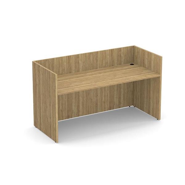 Performance Classic PL169NTT GALLERY DESK- NO TRANSACTION TOP- ASPEN