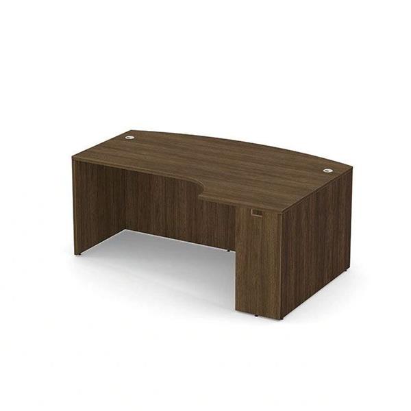 Performance Classic PL177R 71" RIGHT PORKCHOP-BOWFRONT- MODERN WALNUT