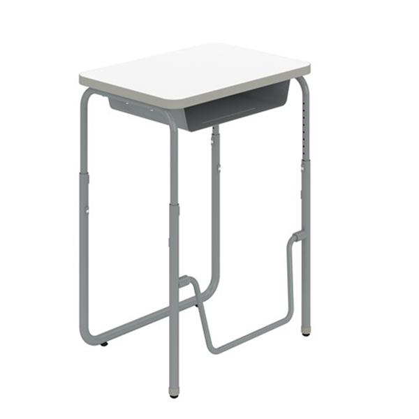 AlphaBetter® 2.0 Height – Adjustable Student Desk with Book Box and Pendulum Bar 29"-43”