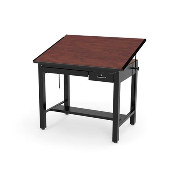 Ranger Steel 4-Post Table 48” W x 37.5” D with Tool Drawer and Shallow Drawer
