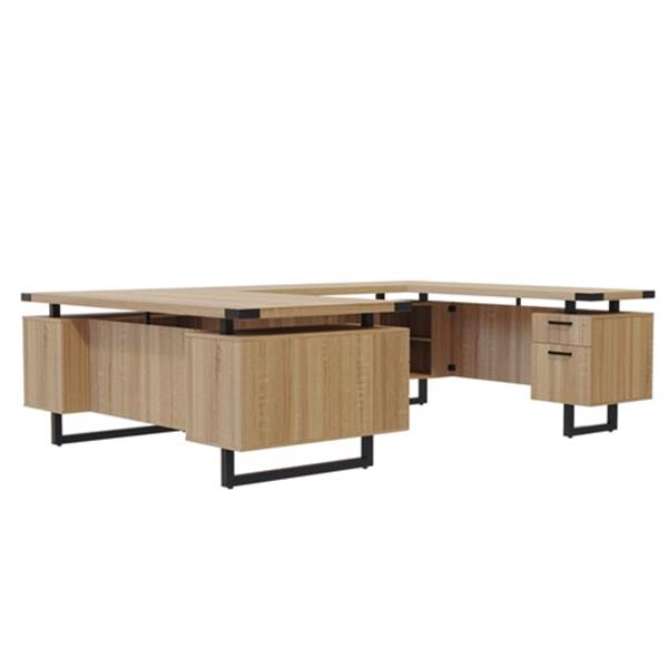 Mirella™ U-Shaped Configuration Desk, BBB/BF