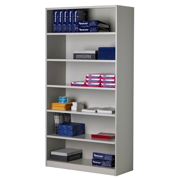 Mailflow-to-Go Cabinet, Bulk Storage, No Doors, 5 Adjustable Shelves